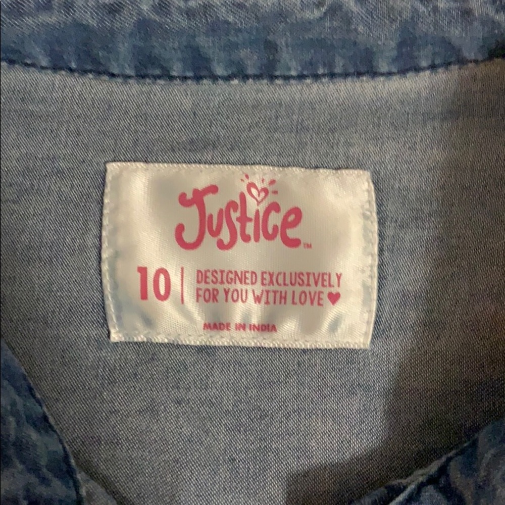 Justice button up. - Picture 2 of 8